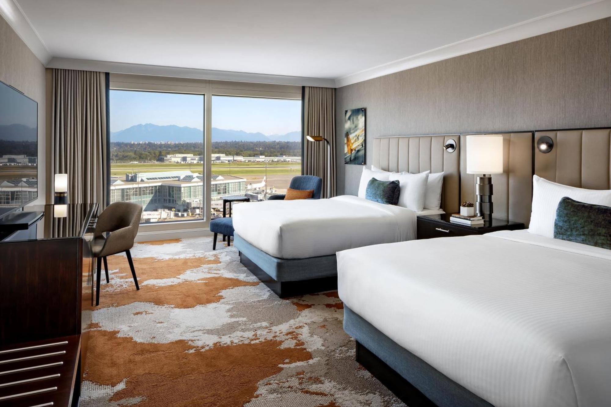 แฟร์มอนต์ แวนคูเวอร์ แอร์พอร์ต อิน-เทอร์มินอล โฮเต็ล Hotel ริชมอนด์ ภายนอก รูปภาพ A guest room at the Westin Seattle Airport